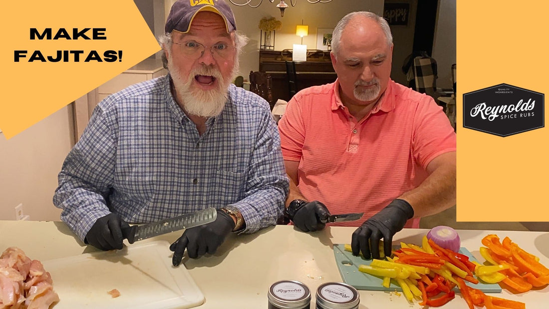 Make Fajitas With Rick and Ron Using Reynolds Spice Rubs Lime Chili and Lime Chipotle