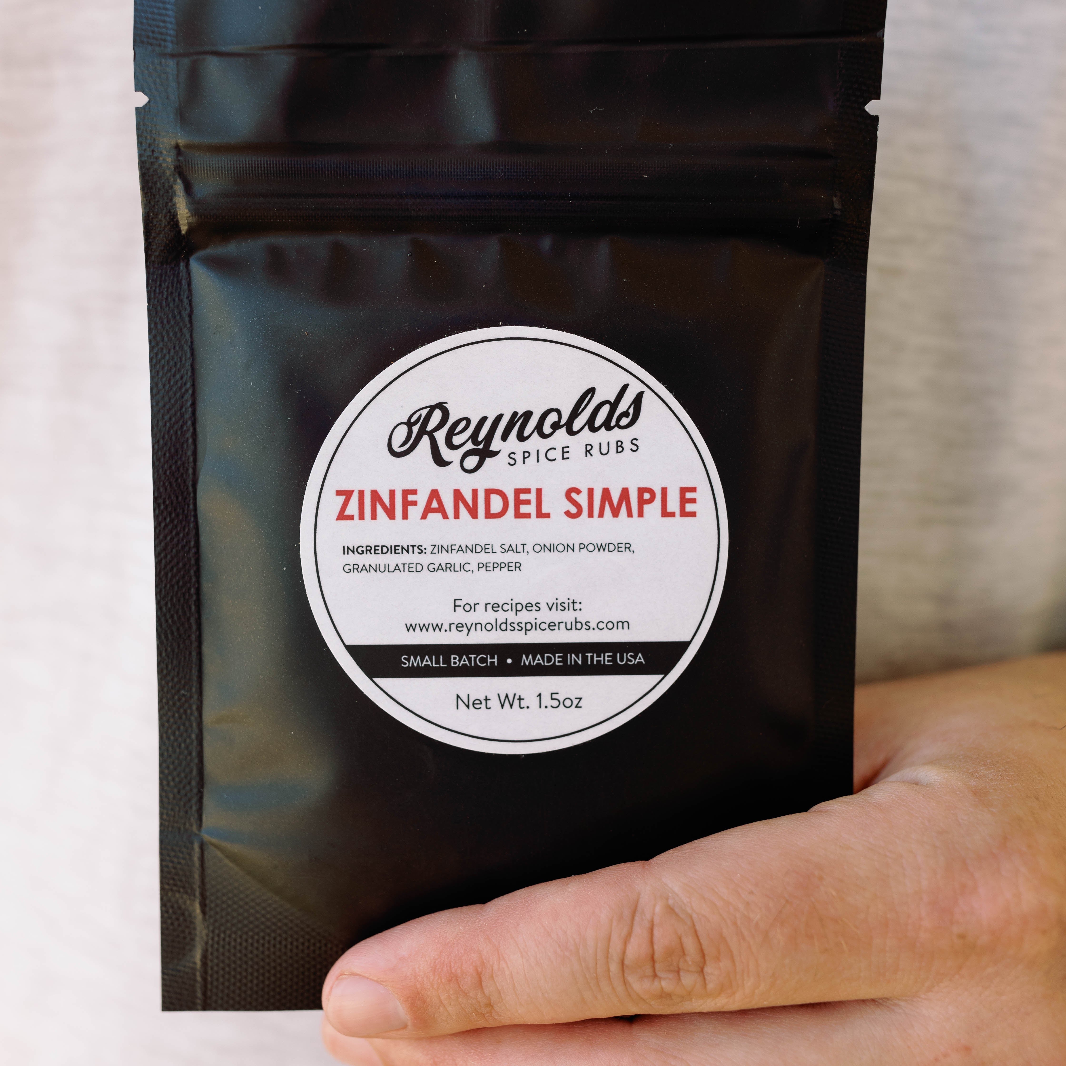 Sample Size Zinfandel Simple